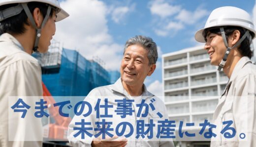 建設業経験は財産になる｜50代から気づく“自分だけの強み”